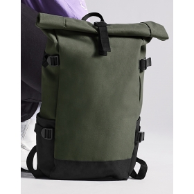 Block Roll-Top Backpack Bag Base BG858