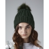 Verbier Fur Pop Pom Chunky Beanie Beechfield B413