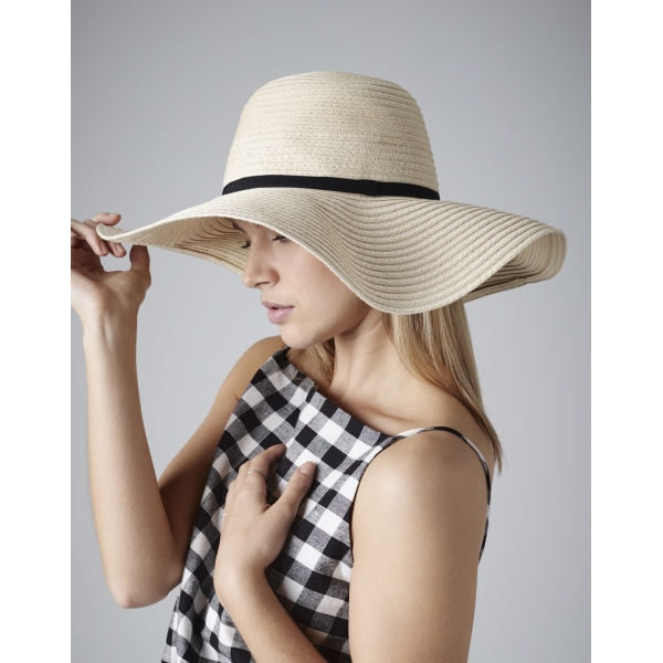 Marbella Wide-Brimmed Sun Hat Beechfield B740