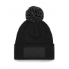 Bonnet à Pompon Avec Patch Personalisable Snowstar Beechfield B443