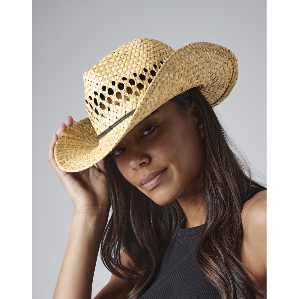 Straw Cowboy Hat Beechfield B735