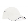 Casquette homme 5 panneaux sandwich contrasté Beechfield B15C