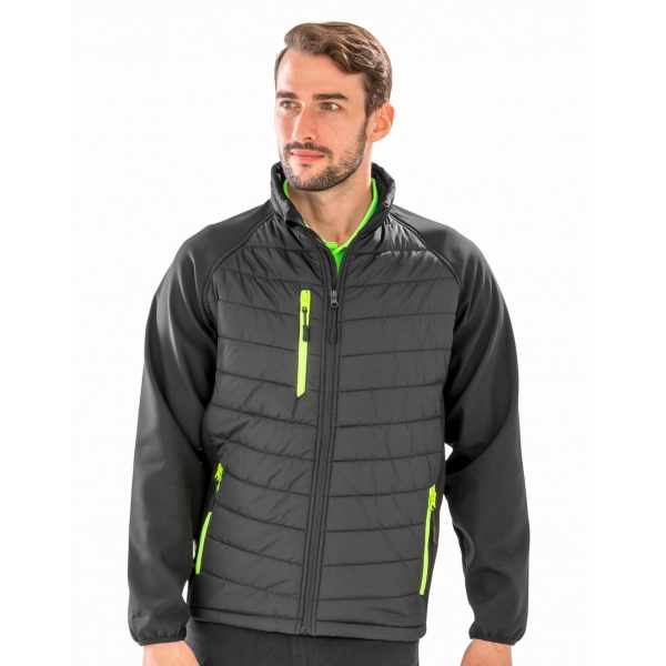 Veste Softshell Rembourrée Black Compass Recyclée Result R237X