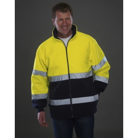 Veste Polaire Fluo 2 Tons Yoko HVK10B