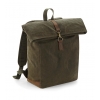 Heritage Waxed Canvas Backpack Quadra QD655