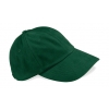 Casquette homme profil bas en coton brossé 6 panneaux Beechfield B57