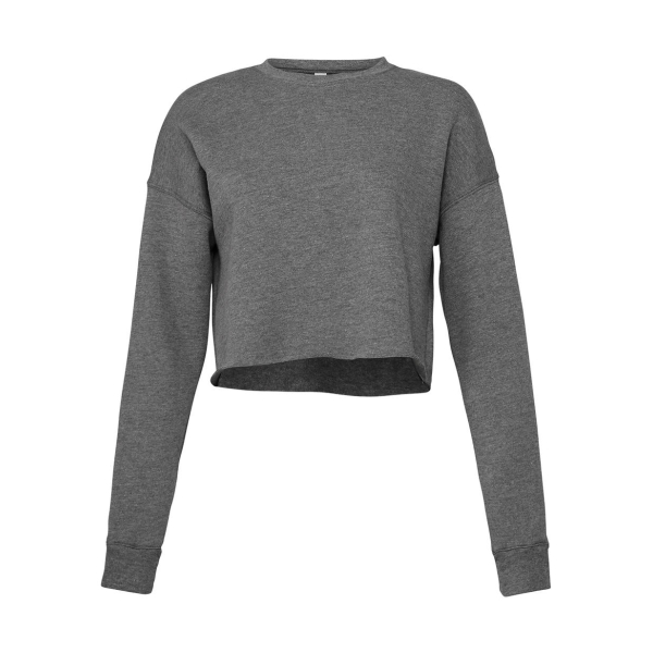 Sweat shirt Femme Court Crop Fleece Bella 7503