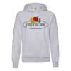 Vintage Hooded Sweat Classic Large Logo Print Fruit of the Loom 012208A