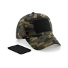 Casquette 5 panneaux avec patch amovible Beechfield B638