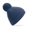 Engineered Knit Ribbed Pom Pom Beanie Beechfield B382