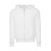 Sweat-shirt Zippé à Capuche en Polyester Coton Unisexe Bella 3739