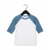 T-shirt Bébé Baseball Manches 3/4 Bella 3200T