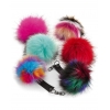 Fur Pop Pom Key Ring Beechfield B400