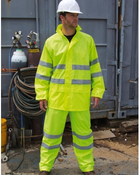 Hi-Vis Waterproof Suit Result R216X