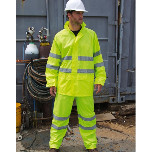 Hi-Vis Waterproof Suit Result R216X