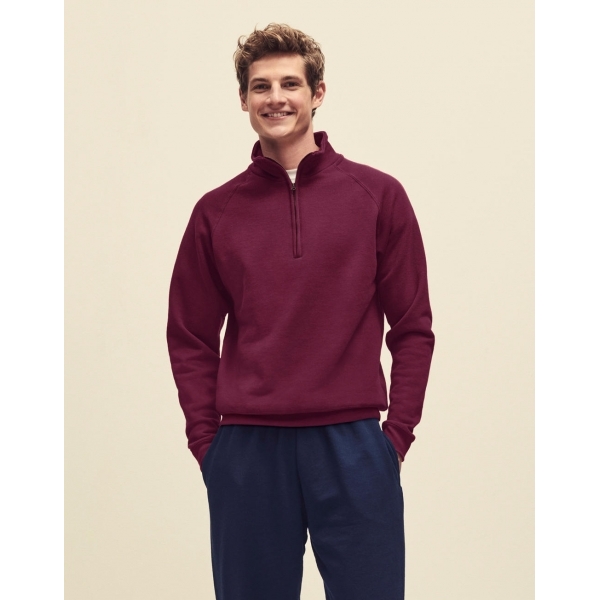 Sweatshirt Col Zippé Classic Fruit of the Loom 62-114-0